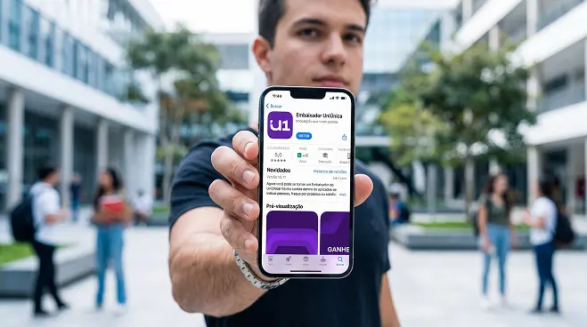 Baixe o App Embaixador UniÚnica